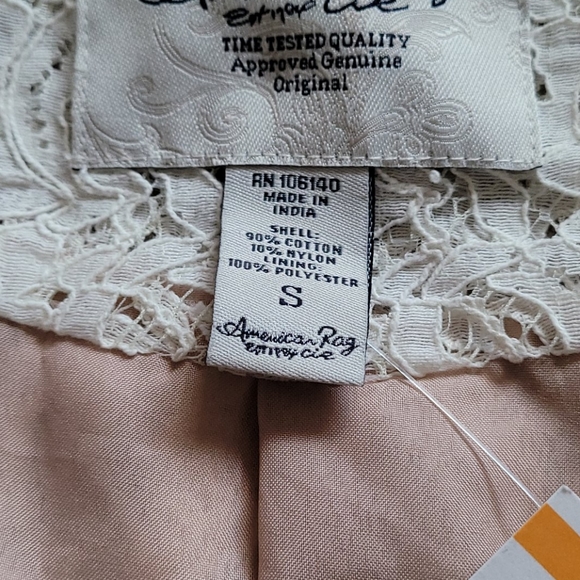 American Rag lace blazer sz small romantic boho - Picture 4 of 8